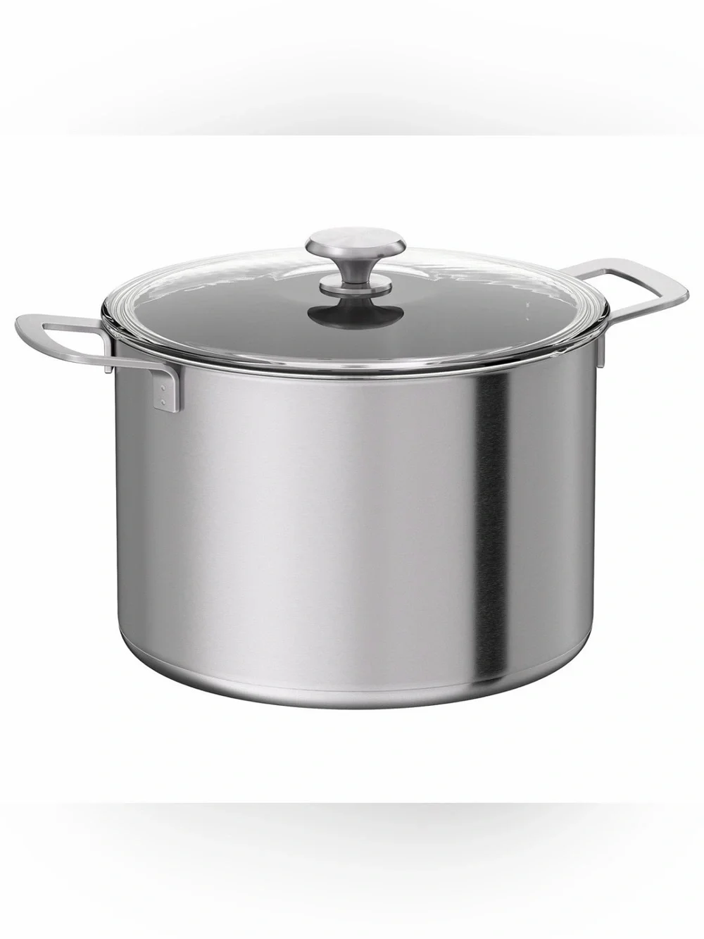 IKEA HEMKOMST Stainless Steel Stock Pot With Glass Lid 10.6 Qt 10L 105.131.46